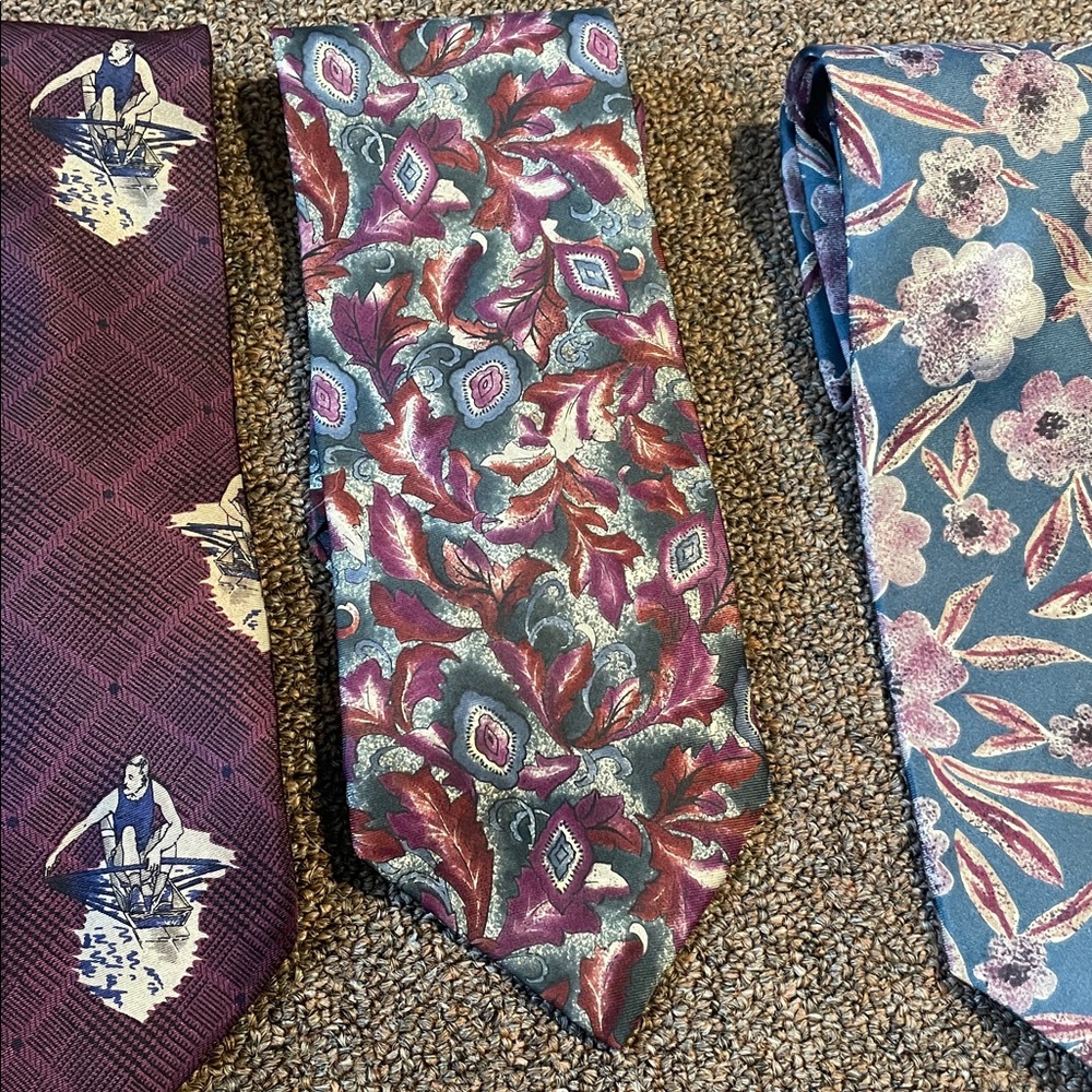 CHRISTIAN DIOR TIE BUNDLE - Picture 1 of 6